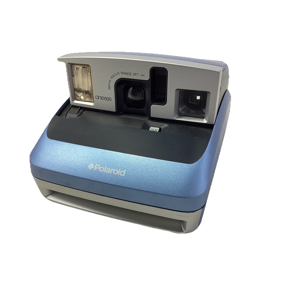 Polaroid One600 Classic Blue Instant Film Camera Untested